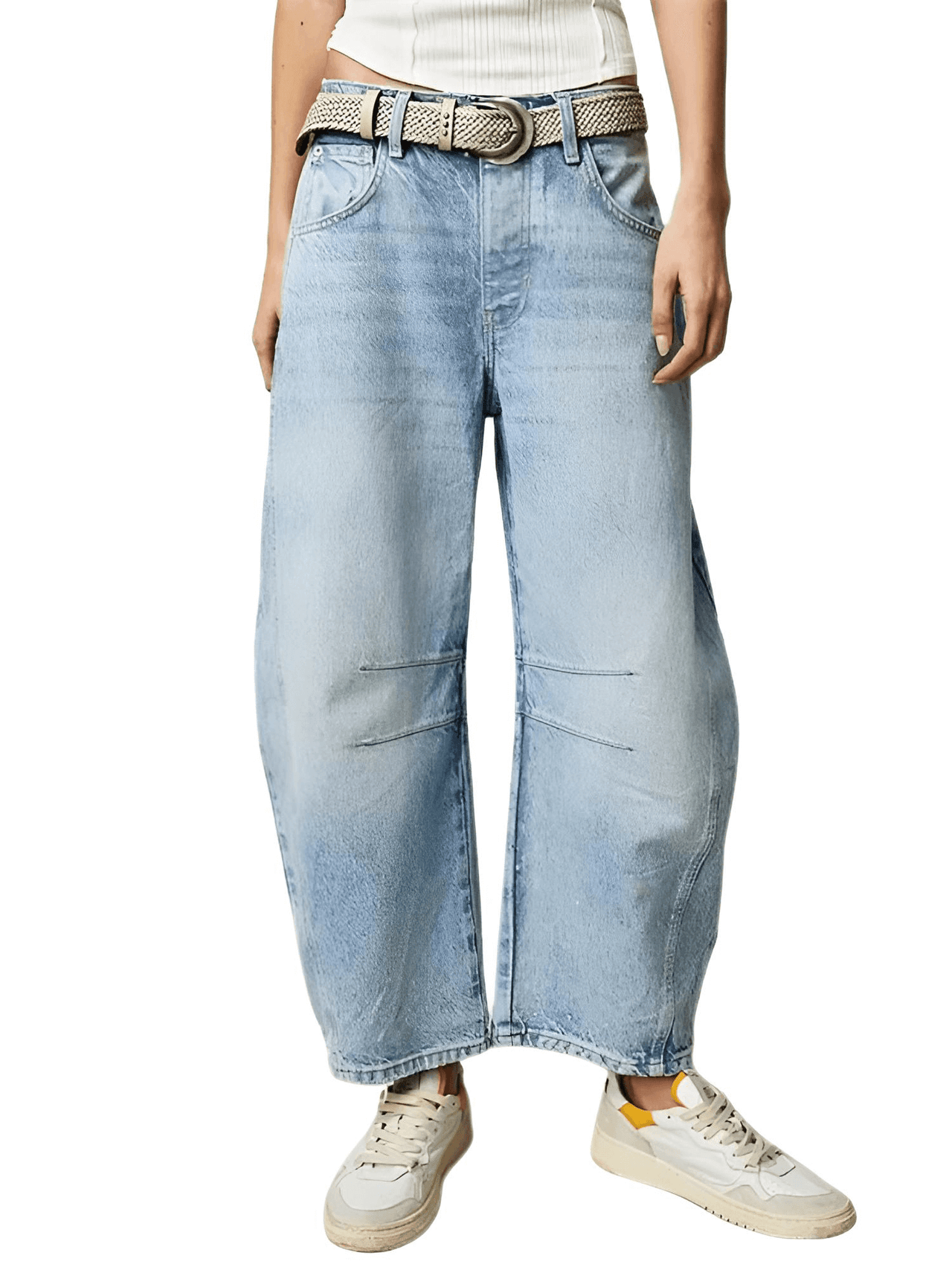 Cropped Jeans for Women Y2K Aesthetic Solid Color Low Waist Baggy Denim Trousers -, , Drestiny , Australia, Black, Blue, Brown, Casual Pants, Jeans, L, Light Blue, Light Brown, M, New Zealand, Off White, S, Tan, United Kingdom, United States, White, XL , Drestiny , www.shopdrestiny.com