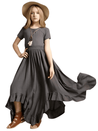 Thumbnail for Boho Dresses For Girls -, Dress , Drestiny , 10T, 12T, 14T, 3T, 4T, 6T, 8T, Australia, Beige, Brown, Canada, Coffee, Dark Green, Dark Grey, Dresses, FR, Girls, Green, New Zealand, Pink, Purple, Red, Sleeveless, TD, United Kingdom, United States, White , Drestiny , www.shopdrestiny.com