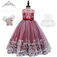 Thumbnail for Formal Occasion Dress For Girls - With FREE Tiara, Gloves & Petticoat! -, Dress , Drestiny , 10T, 11T, 12T, 3T, 4T, 5T, 6T, 7T, 8T, 9T, Australia, Canada, Champagne, Dark Blue, Dark Green, Dark Red, Deep Pink, Dresses, Flower Girl Dresses, FR, Girls, Ivory, Light Blue, New Zealand, Pink, Purple, Sleeveless, TD, United Kingdom, United States , Drestiny , www.shopdrestiny.com