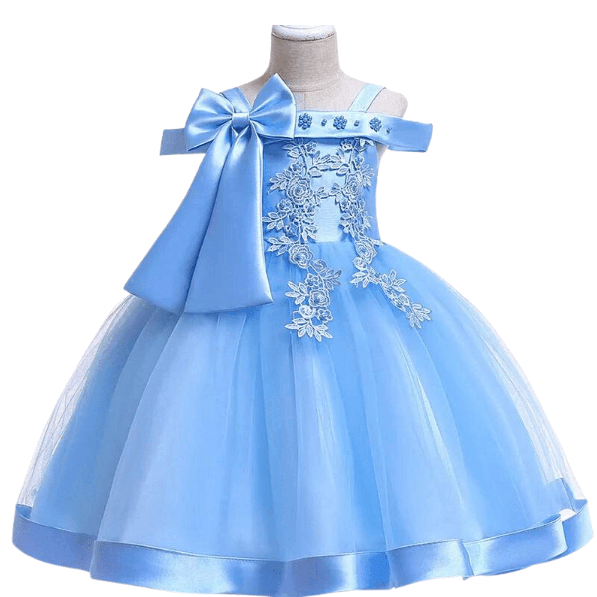 3–10 Years Kids Party Dresses For Girls -, Dress , Drestiny , 10T, 3T, 4T, 5T, 6T, 7T, 8T, 9T, Australia, Canada, Dark Green, Dark Red, Dresses, Girls, Grey, Light Blue, New Zealand, Off Shoulder, Pink, Red, Royal Blue, Sleeveless, TD, United Kingdom, United States, Yellow , Drestiny , www.shopdrestiny.com