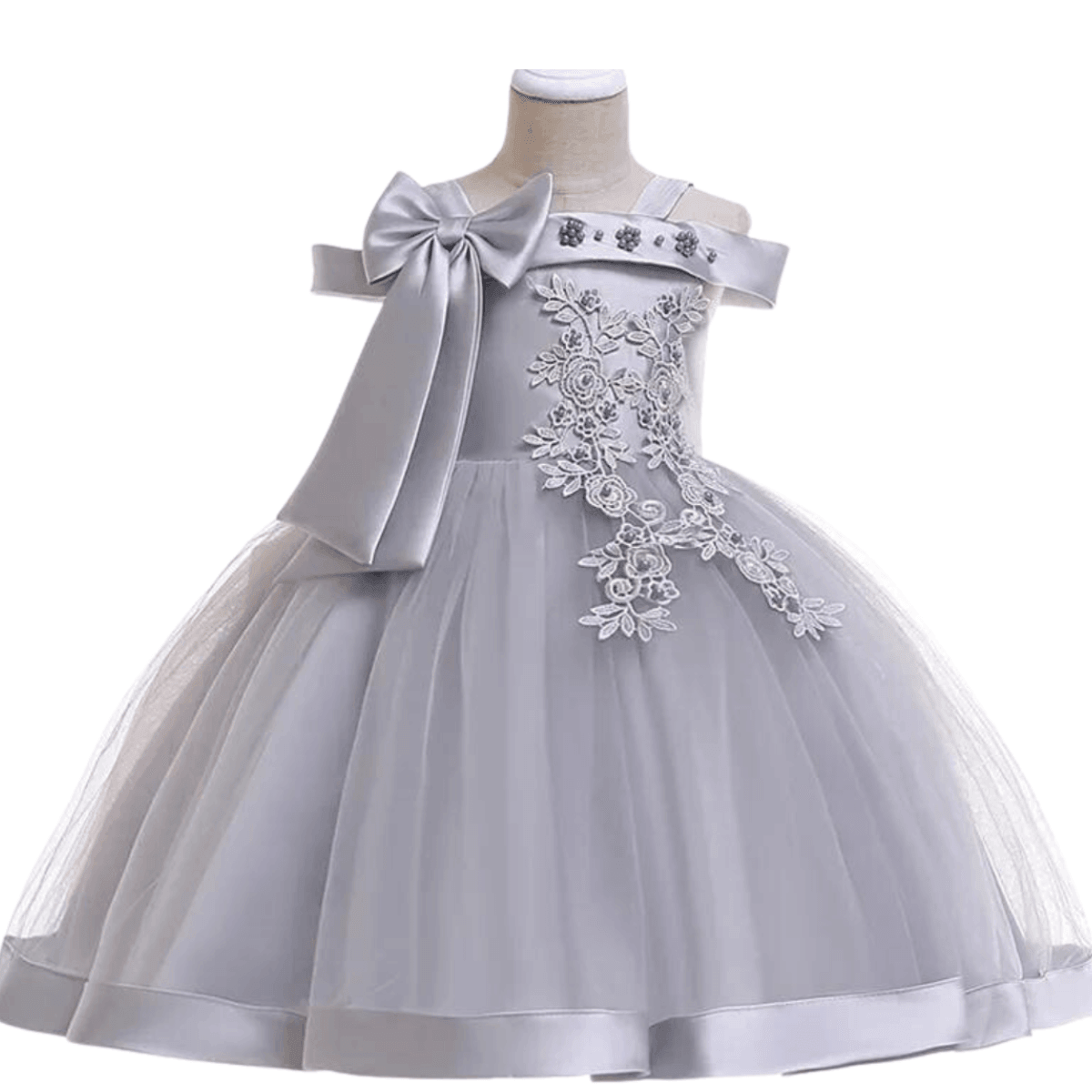 3–10 Years Kids Party Dresses For Girls -, Dress , Drestiny , 10T, 3T, 4T, 5T, 6T, 7T, 8T, 9T, Australia, Canada, Dark Green, Dark Red, Dresses, Girls, Grey, Light Blue, New Zealand, Off Shoulder, Pink, Red, Royal Blue, Sleeveless, TD, United Kingdom, United States, Yellow , Drestiny , www.shopdrestiny.com