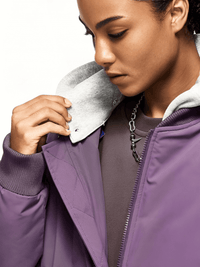 Thumbnail for Detachable Hooded Bomber Coats For Men and Women -, Bomber Jackets , Drestiny , Australia, Black, Bomber Jackets, Coats, FR, Jackets, L, M, New Zealand, Purple, S, United Kingdom, United States, XL, Yellow , Drestiny , www.shopdrestiny.com