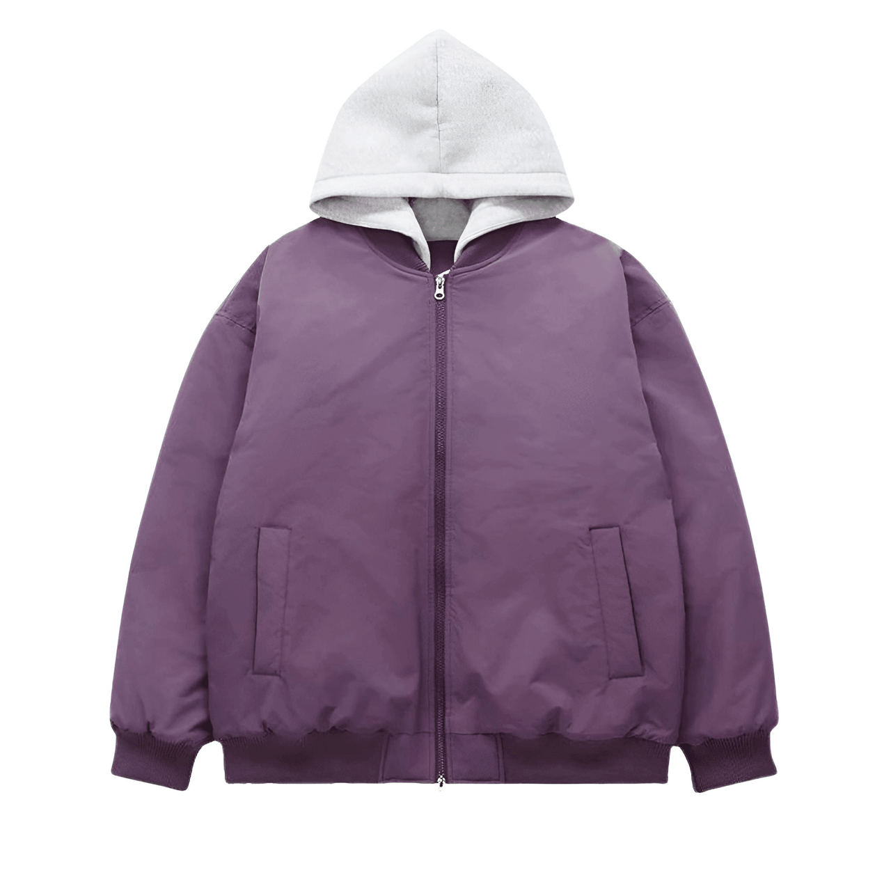 Detachable Hooded Bomber Coats For Men and Women -, Bomber Jackets , Drestiny , Australia, Black, Bomber Jackets, Coats, FR, Jackets, L, M, New Zealand, Purple, S, United Kingdom, United States, XL, Yellow , Drestiny , www.shopdrestiny.com