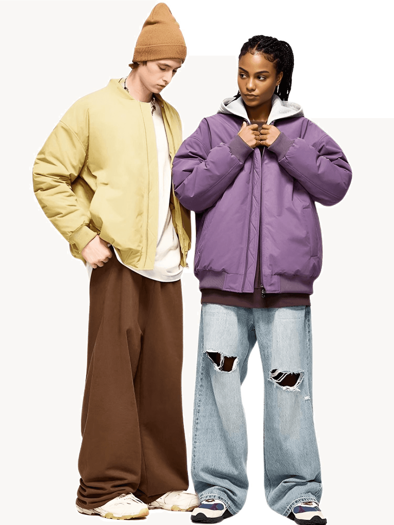 Detachable Hooded Bomber Coats For Men and Women -, Bomber Jackets , Drestiny , Australia, Black, Bomber Jackets, Coats, FR, Jackets, L, M, New Zealand, Purple, S, United Kingdom, United States, XL, Yellow , Drestiny , www.shopdrestiny.com