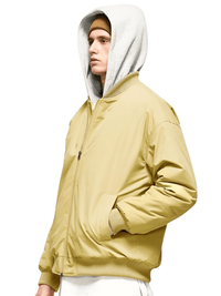 Thumbnail for Detachable Hooded Bomber Coats For Men and Women -, Bomber Jackets , Drestiny , Australia, Black, Bomber Jackets, Coats, FR, Jackets, L, M, New Zealand, Purple, S, United Kingdom, United States, XL, Yellow , Drestiny , www.shopdrestiny.com