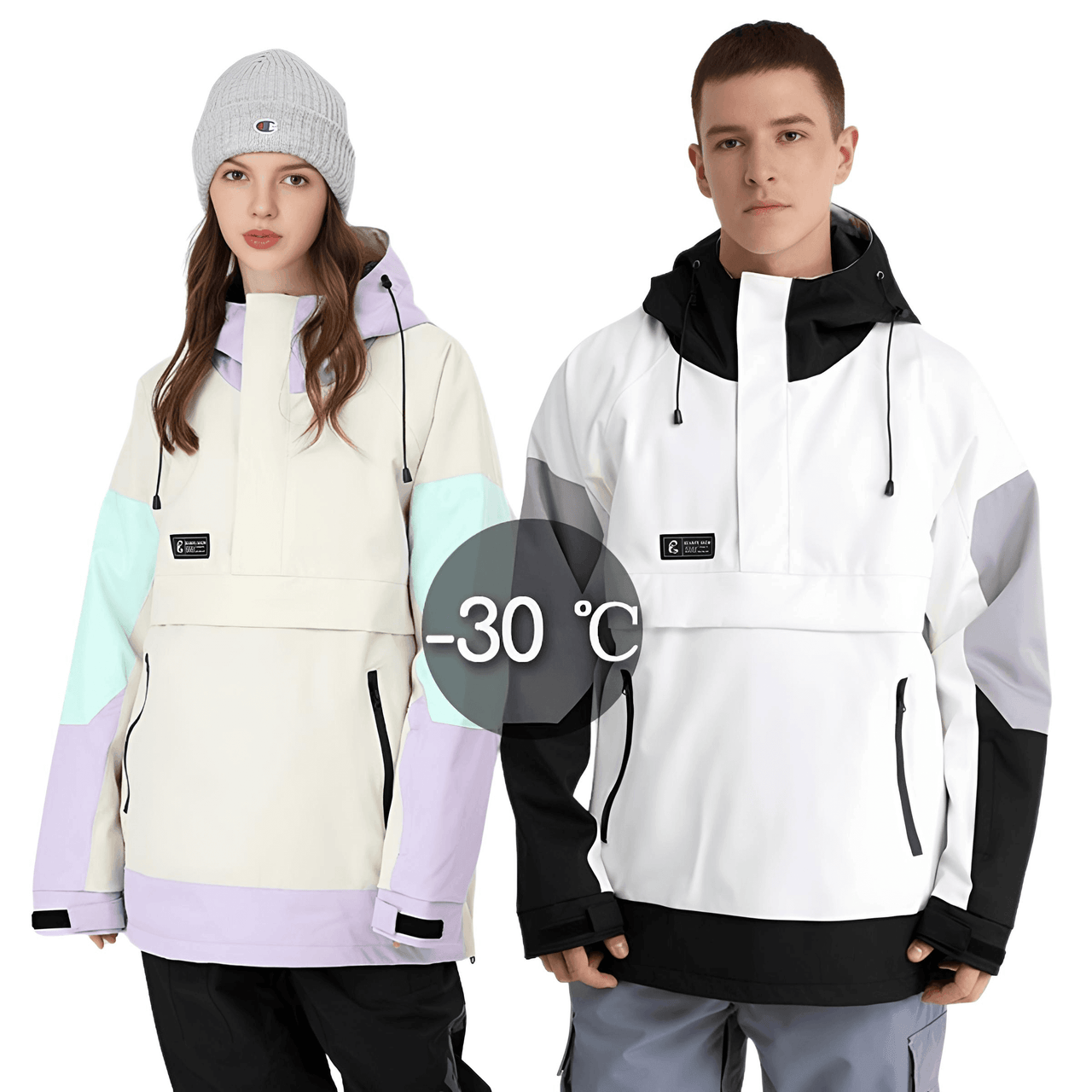 Double-Board Ski Jackets For Men and Women -, Coats , Drestiny , Australia, Black, Canada, Coats, Green, Grey, Jackets, L, M, Purple, S, United Kingdom, United States, White, XL, XS , Drestiny , www.shopdrestiny.com