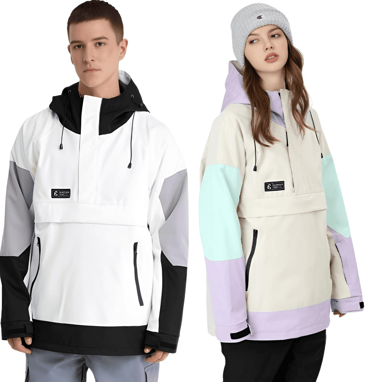 Double-Board Ski Jackets For Men and Women -, Coats , Drestiny , Australia, Black, Canada, Coats, Green, Grey, Jackets, L, M, Purple, S, United Kingdom, United States, White, XL, XS , Drestiny , www.shopdrestiny.com