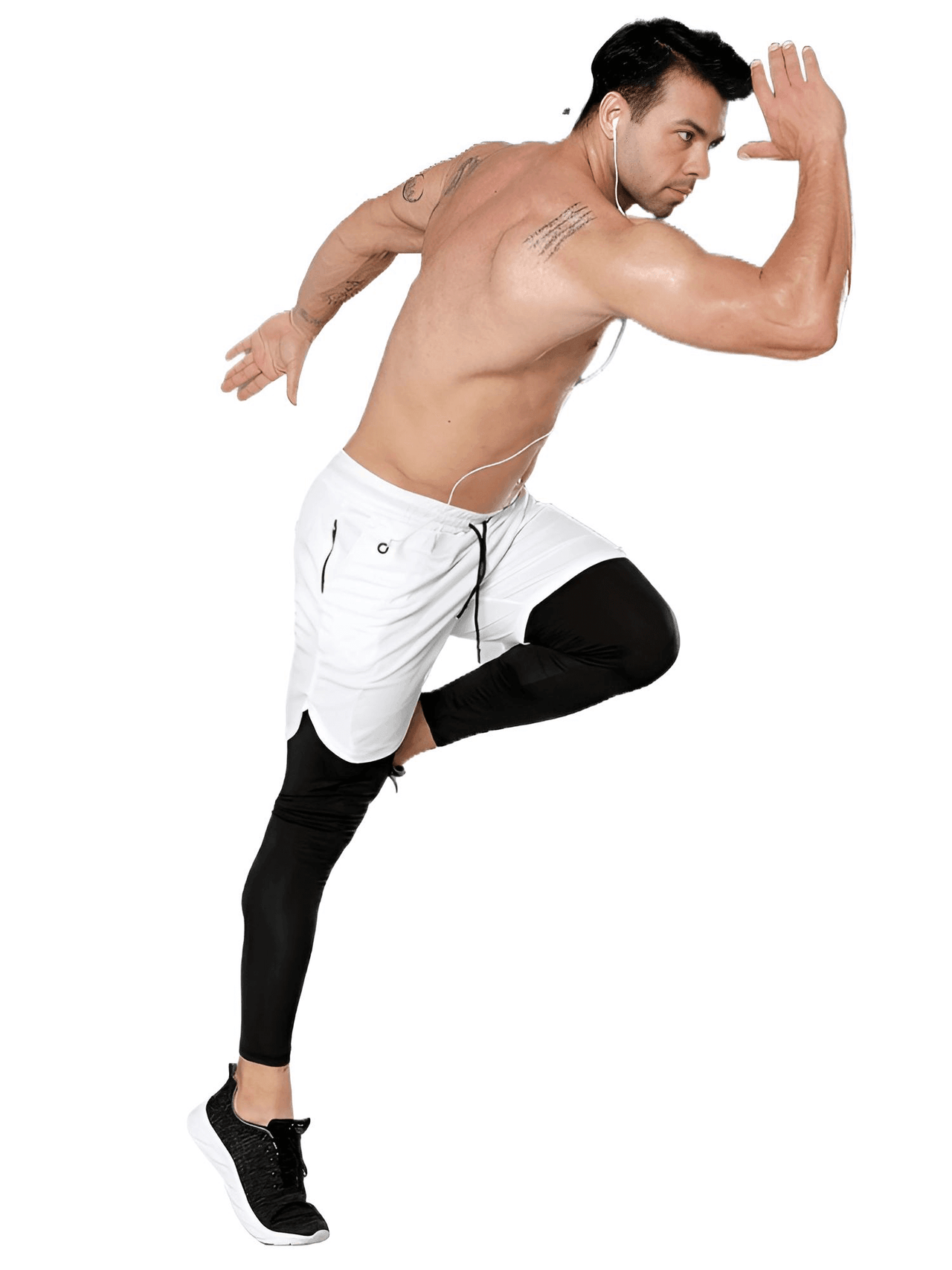 Double Layer Quick Drying Compression Tights & Shorts For Men -, Short Set , Drestiny , Army Green, Australia, Black, Canada, Gender_Men, L, M, Navy, New Zealand, S, Sets, Shorts, Tights, United Kingdom, United States, White, XL, XXL , Drestiny , www.shopdrestiny.com