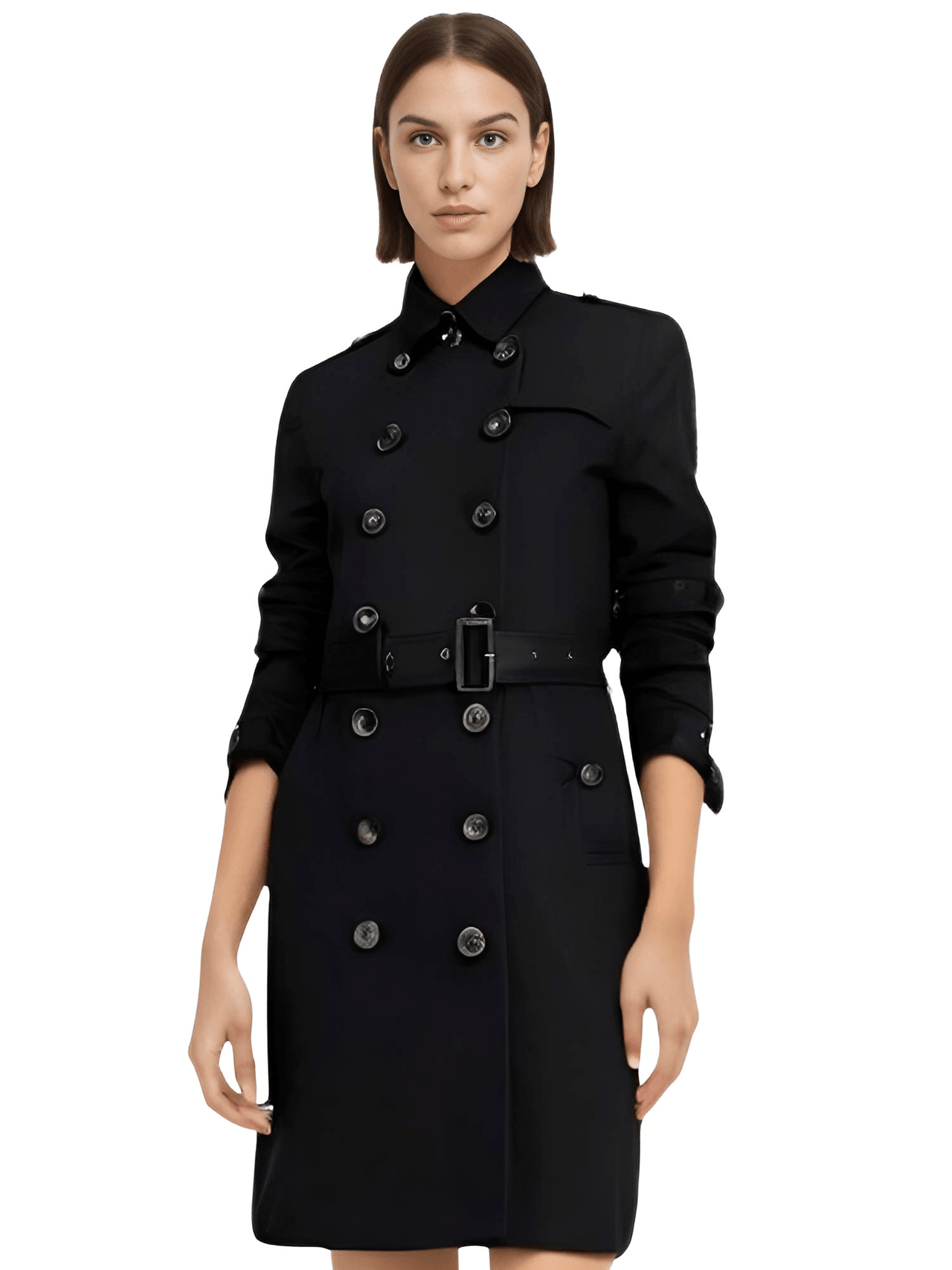 Double Breasted Women's Trench Coat -, Coats & Jackets , Drestiny , Australia, Black, Canada, Coats, Khaki, L, Light Grey, M, New Zealand, Red, S, Trench Coats, United Kingdom, United States, XL, XXL , Drestiny , www.shopdrestiny.com