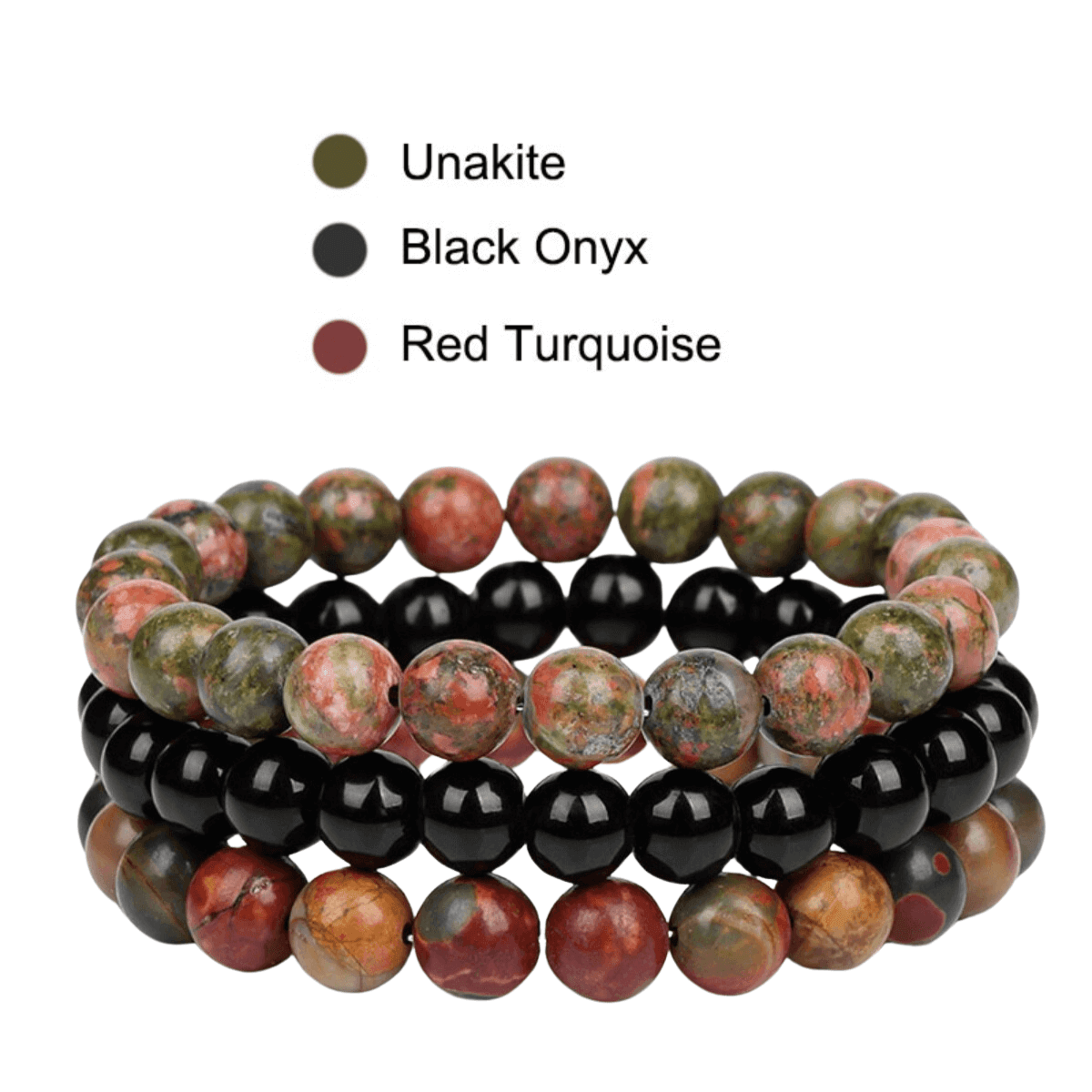 8mm Natural Stone Bracelet 3Pcs/Set -, Bracelets , Drestiny , Australia, Black, Blue, Bracelets, Brown, Canada, Dark Blue, Dark Grey, Dark Pink, Dark Red, Gender_Men, Gender_Women, Green, Grey, Light Blue, Light Pink, New Zealand, Pink, Purple, Red, Sky Blue, United Kingdom, United States, White, Yellow , Drestiny , www.shopdrestiny.com