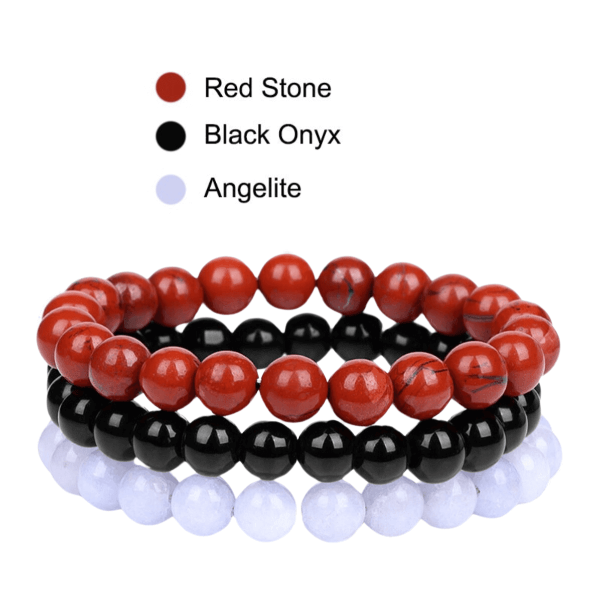 8mm Natural Stone Bracelet 3Pcs/Set -, Bracelets , Drestiny , Australia, Black, Blue, Bracelets, Brown, Canada, Dark Blue, Dark Grey, Dark Pink, Dark Red, Gender_Men, Gender_Women, Green, Grey, Light Blue, Light Pink, New Zealand, Pink, Purple, Red, Sky Blue, United Kingdom, United States, White, Yellow , Drestiny , www.shopdrestiny.com