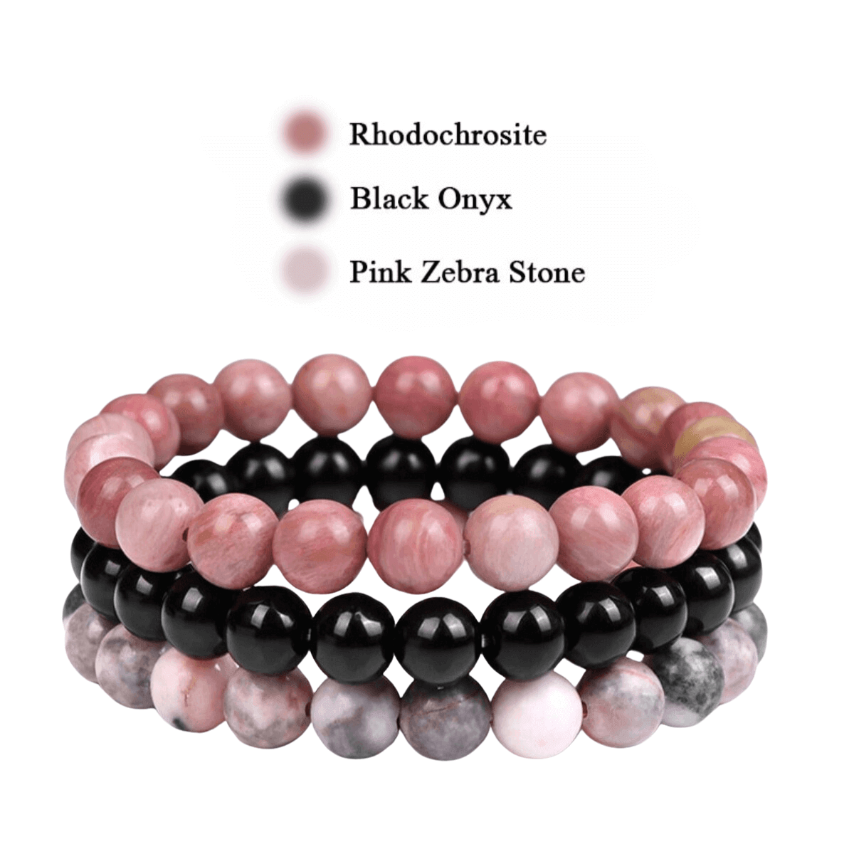 8mm Natural Stone Bracelet 3Pcs/Set -, Bracelets , Drestiny , Australia, Black, Blue, Bracelets, Brown, Canada, Dark Blue, Dark Grey, Dark Pink, Dark Red, Gender_Men, Gender_Women, Green, Grey, Light Blue, Light Pink, New Zealand, Pink, Purple, Red, Sky Blue, United Kingdom, United States, White, Yellow , Drestiny , www.shopdrestiny.com