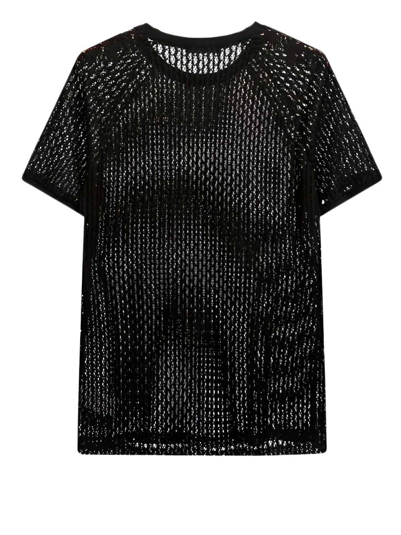 Men's Hollow Out See Through Streetwear Short Sleeve O Neck Top -, T-Shirt , Drestiny , 4Xl, 5XL, Australia, Black, Casual Shirts, Gender_Men, L, M, New Zealand, S, Short Sleeves, T-Shirts, United Kingdom, United States, White, XL, XXL, XXXL , Drestiny , www.shopdrestiny.com