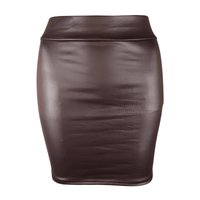 Thumbnail for Faux Leather Mini Skirt -, Mini Skirt , Drestiny , Australia, Black, Brown, Canada, Coffee, Dark Teal, Gender_Women, Green, L, M, New Zealand, S, Skirts, United Kingdom, United States, Wine Red, XL, XXL, XXXL , Drestiny , www.shopdrestiny.com