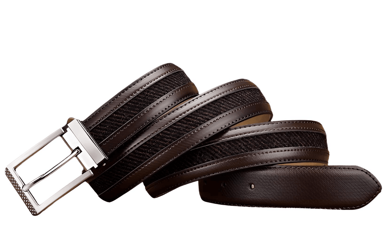 Men's High Quality Genuine Leather + Canvas Belt -, Belts , Drestiny , Australia, Belts, Black, Brown, Canada, Dark Blue, Dark Brown, FR, Gender_Men, New Zealand, United Kingdom, United States , Drestiny , www.shopdrestiny.com