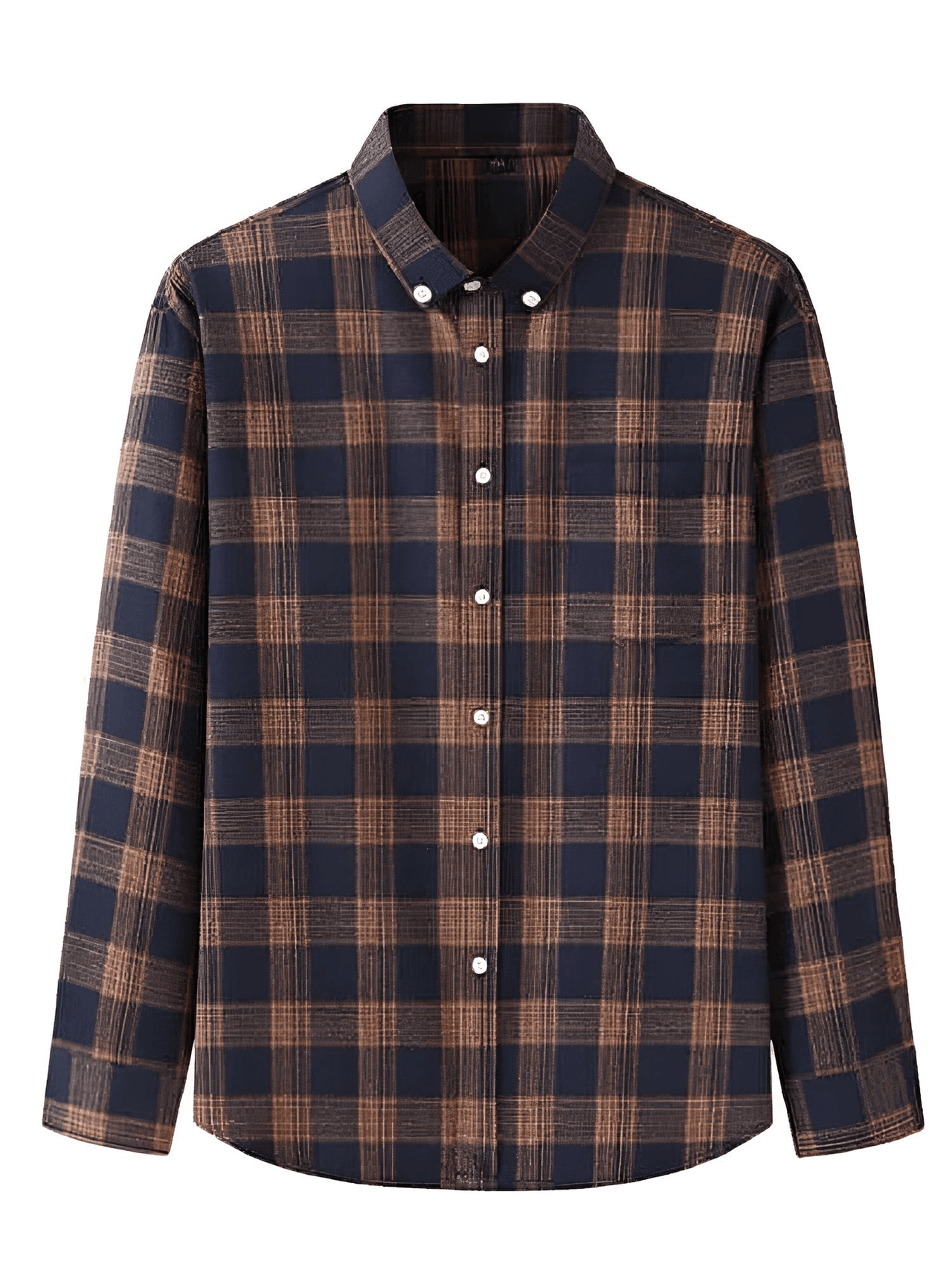 Men's Long Sleeve Classic Plaid Shirt - Plus Sizes! -, Shirts , Drestiny , 10XL, 4XL, 5XL, 6XL, 7XL, 8XL, Australia, Beige, Black, Blue, Brown, Canada, Casual Shirts, Coffee, Dark Blue, Dress Shirts, FR, Grey, Khaki, L, Long Sleeves, Navy, New Zealand, Red, United Kingdom, United States, XL, XXL, XXXL, Yellow , Drestiny , www.shopdrestiny.com