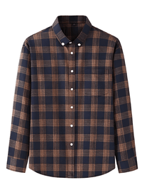 Thumbnail for Men's Long Sleeve Classic Plaid Shirt - Plus Sizes! -, Shirts , Drestiny , 10XL, 4XL, 5XL, 6XL, 7XL, 8XL, Australia, Beige, Black, Blue, Brown, Canada, Casual Shirts, Coffee, Dark Blue, Dress Shirts, FR, Grey, Khaki, L, Long Sleeves, Navy, New Zealand, Red, United Kingdom, United States, XL, XXL, XXXL, Yellow , Drestiny , www.shopdrestiny.com