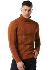 Thumbnail for Men's Slim Fit Pullover Turtleneck -, Turtlenecks , Drestiny , Australia, Black, Brown, Casual Shirts, Dark Grey, Dark Red, Dress Shirts, Gold, Grey, L, Long Sleeves, M, New Zealand, Orange, Pullovers, S, Turtlenecks, United Kingdom, United States, XL, XXL , Drestiny , www.shopdrestiny.com