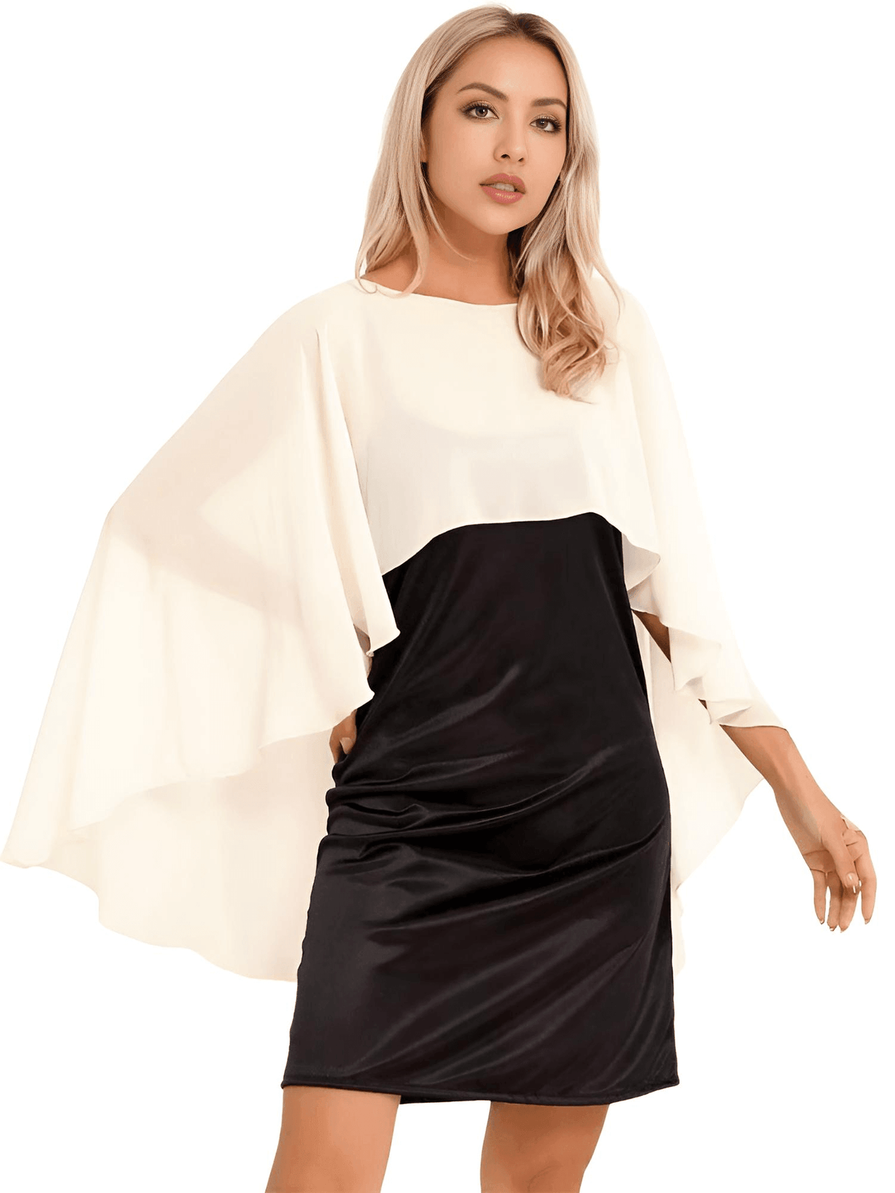 Soft Lightweight Chiffon High Low Shawls For Women -, Bolero , Drestiny , Australia, Black, Blue, Boleros, Burgundy, Canada, Champagne, Dark Green, Deep Pink, Dress Shirts, Grey, Light Purple, Mint, Navy, New Zealand, Pink, Purple, Red, Shrugs, United Kingdom, United States, White , Drestiny , www.shopdrestiny.com