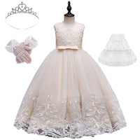 Thumbnail for Formal Occasion Dress For Girls - With FREE Tiara, Gloves & Petticoat! -, Dress , Drestiny , 10T, 11T, 12T, 3T, 4T, 5T, 6T, 7T, 8T, 9T, Australia, Canada, Champagne, Dark Blue, Dark Green, Dark Red, Deep Pink, Dresses, Flower Girl Dresses, FR, Girls, Ivory, Light Blue, New Zealand, Pink, Purple, Sleeveless, TD, United Kingdom, United States , Drestiny , www.shopdrestiny.com