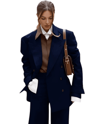 Thumbnail for Women's Suit 2-Piece Business Blazer & Pants Set -, Suits , Drestiny , Australia, Beige, Black, Blazers, Blue, Brown, Canada, Claret, Dark Blue, Dark Grey, Dress Pants, Fuchsia, L, Light Blue, M, Navy, New Zealand, Pant Sets, Pant Suits, Pink, Purple, Royal Blue, S, Suits, United Kingdom, United States, White, XL, XS, XXL, XXXL , Drestiny , www.shopdrestiny.com