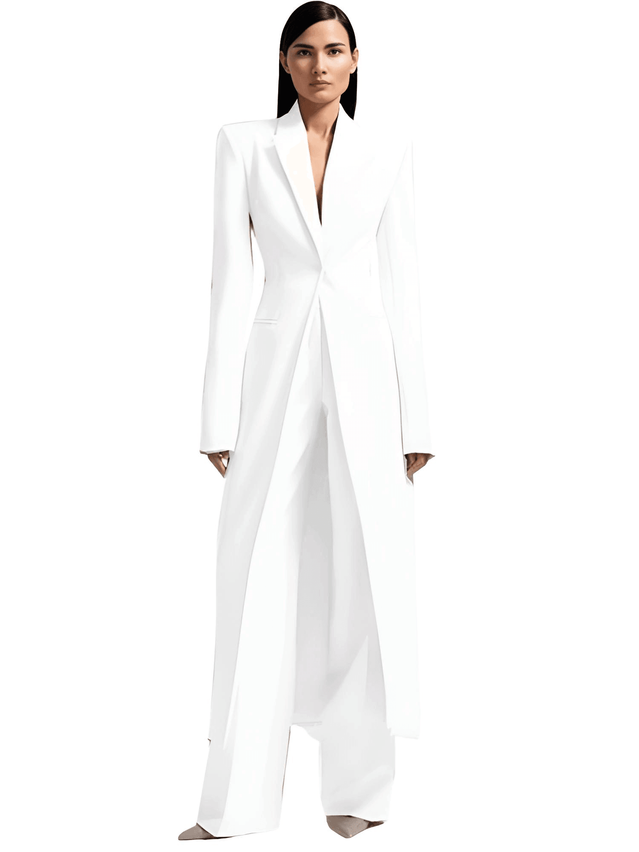 Formal Women's Pant Suit Set -, Pant Suits , Drestiny , 10, 12, 14, 14W, 16, 16W, 18W, 2, 20W, 22W, 24M, 26W, 4, 6, 8, Australia, Blazers, Canada, Dress Pants, Jackets, Long Sleeves, New Zealand, Off White, Pant Sets, Pant Suits, Red, Sets, United Kingdom, United States, White , Drestiny , www.shopdrestiny.com