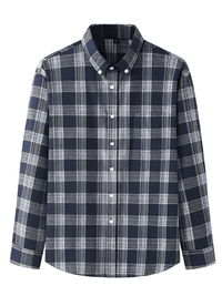 Thumbnail for Men's Long Sleeve Classic Plaid Shirt - Plus Sizes! -, Shirts , Drestiny , 10XL, 4XL, 5XL, 6XL, 7XL, 8XL, Australia, Beige, Black, Blue, Brown, Canada, Casual Shirts, Coffee, Dark Blue, Dress Shirts, FR, Grey, Khaki, L, Long Sleeves, Navy, New Zealand, Red, United Kingdom, United States, XL, XXL, XXXL, Yellow , Drestiny , www.shopdrestiny.com