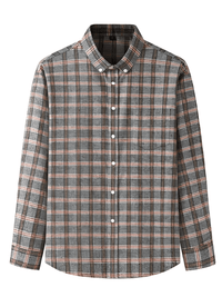 Thumbnail for Men's Long Sleeve Classic Plaid Shirt - Plus Sizes! -, Shirts , Drestiny , 10XL, 4XL, 5XL, 6XL, 7XL, 8XL, Australia, Beige, Black, Blue, Brown, Canada, Casual Shirts, Coffee, Dark Blue, Dress Shirts, FR, Grey, Khaki, L, Long Sleeves, Navy, New Zealand, Red, United Kingdom, United States, XL, XXL, XXXL, Yellow , Drestiny , www.shopdrestiny.com