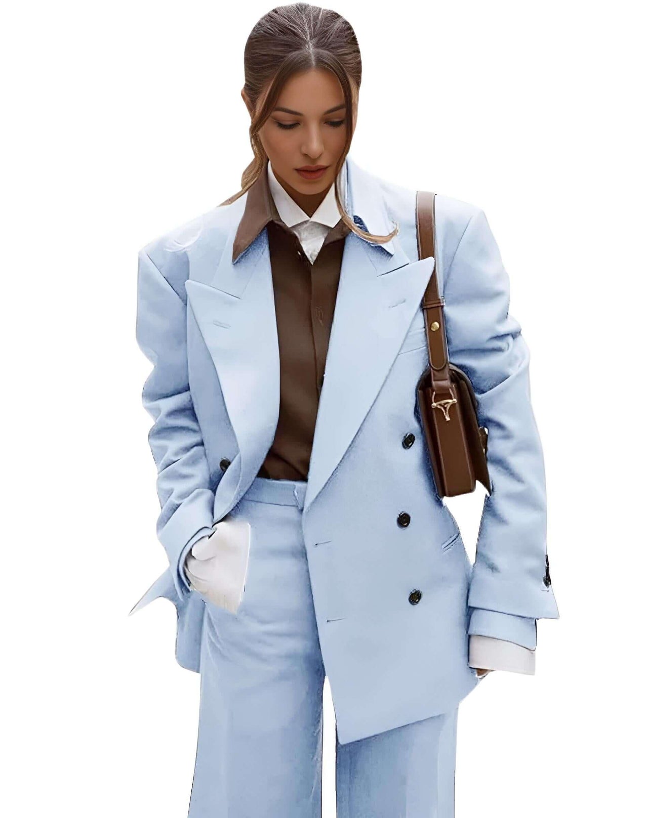 Women's Suit 2-Piece Business Blazer & Pants Set -, Suits , Drestiny , Australia, Beige, Black, Blazers, Blue, Brown, Canada, Claret, Dark Blue, Dark Grey, Dress Pants, Fuchsia, L, Light Blue, M, Navy, New Zealand, Pant Sets, Pant Suits, Pink, Purple, Royal Blue, S, Suits, United Kingdom, United States, White, XL, XS, XXL, XXXL , Drestiny , www.shopdrestiny.com