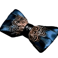 Thumbnail for Luxury Peacock Feather Bow Ties -, Bow Tie , Drestiny , Australia, Beige, Black, Blue, Blue Grey, Bow Ties, Brown, Canada, Champagne, Dark Blue, Dark Orange, Gold, Green, Grey, Light Blue, New Zealand, Orange, Purple, Red, Turquoise, United Kingdom, United States, White, Yellow , Drestiny , www.shopdrestiny.com