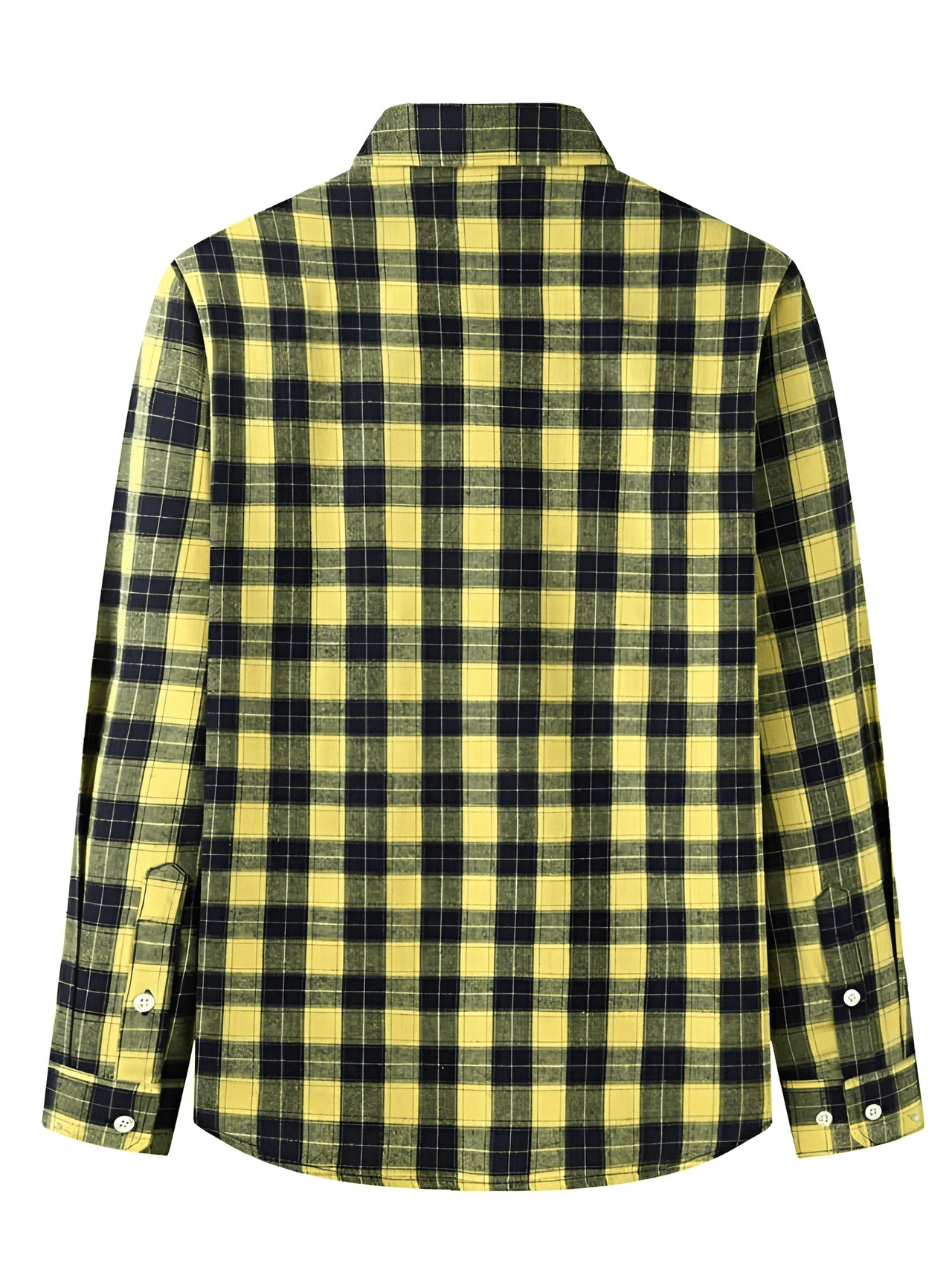 Men's Long Sleeve Classic Plaid Shirt - Plus Sizes! -, Shirts , Drestiny , 10XL, 4XL, 5XL, 6XL, 7XL, 8XL, Australia, Beige, Black, Blue, Brown, Canada, Casual Shirts, Coffee, Dark Blue, Dress Shirts, FR, Grey, Khaki, L, Long Sleeves, Navy, New Zealand, Red, United Kingdom, United States, XL, XXL, XXXL, Yellow , Drestiny , www.shopdrestiny.com