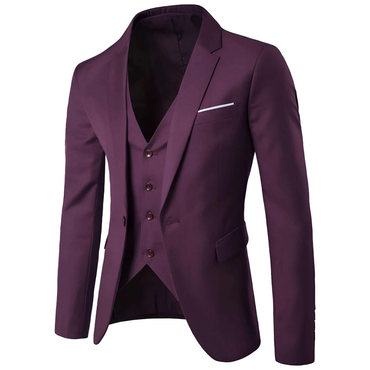 Men's 3 Piece Suits Slim Fit -, Suits , Drestiny , 4XL, 5XL, 6XL, Australia, Black, Blue, Dark Blue, Dark Grey, Dark Magenta, Grey, L, Light Blue, Light Grey, M, Navy, New Zealand, Purple, S, Sets, Suits, United Kingdom, United States, Wine Red, XL, XXL, XXXL , Drestiny , www.shopdrestiny.com