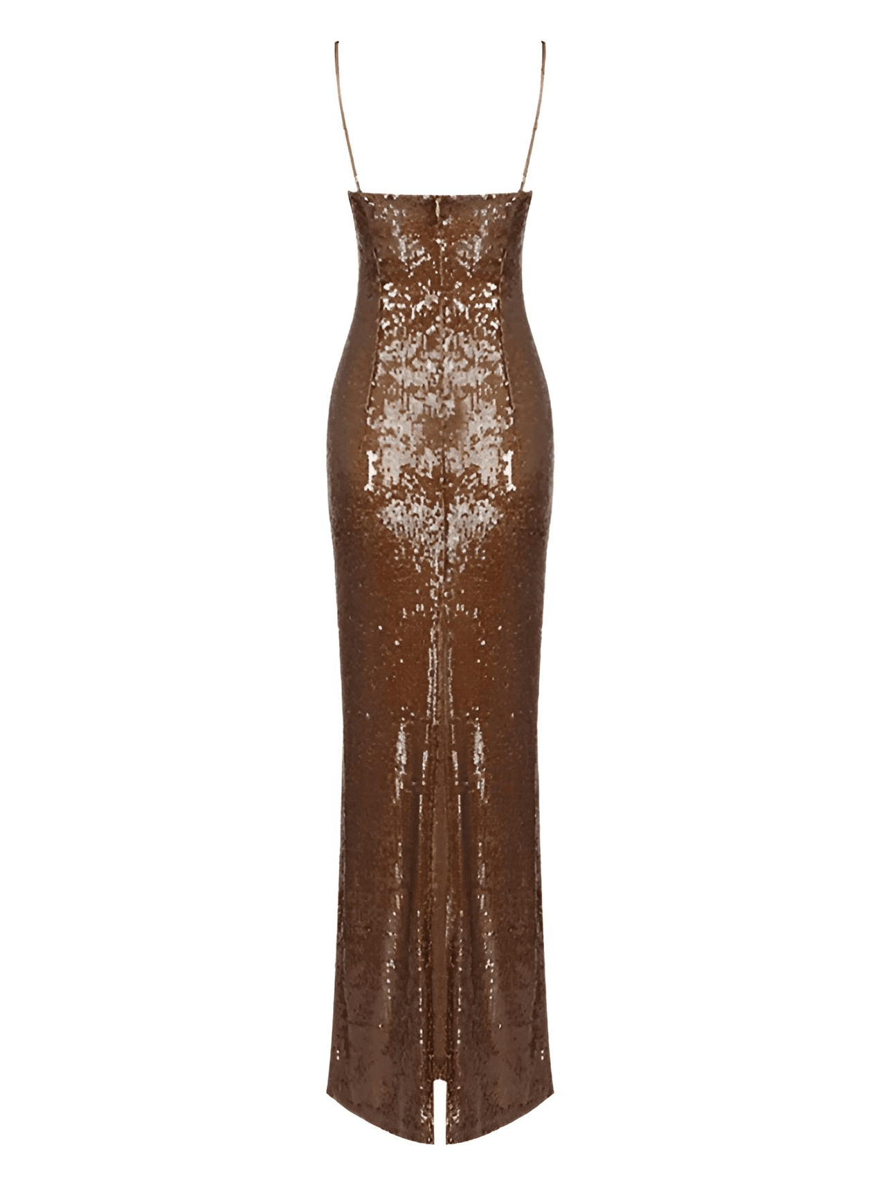 Petal Shaped Design Spaghetti Straps and Ankle Length Sequins Slip Party Dress -, Dress , Drestiny , Ankle Length Dresses, Australia, Beige, Brown, Canada, Dark Brown, L, M, Maxi Dresses, New Zealand, Red, S, Sleeveless, United Kingdom, United States, XS , Drestiny , www.shopdrestiny.com