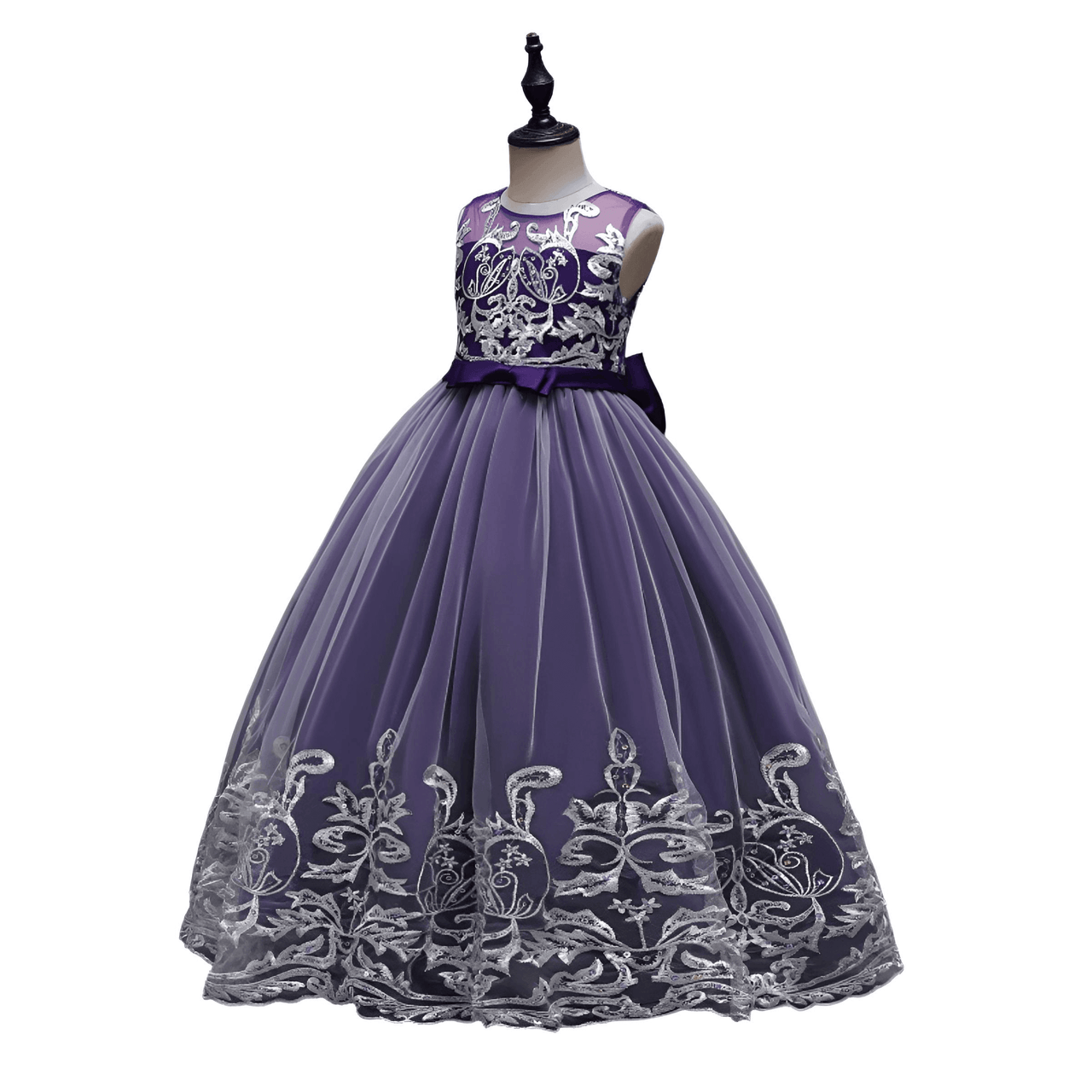 Formal Occasion Dress For Girls - With FREE Tiara, Gloves & Petticoat! -, Dress , Drestiny , 10T, 11T, 12T, 3T, 4T, 5T, 6T, 7T, 8T, 9T, Australia, Canada, Champagne, Dark Blue, Dark Green, Dark Red, Deep Pink, Dresses, Flower Girl Dresses, FR, Girls, Ivory, Light Blue, New Zealand, Pink, Purple, Sleeveless, TD, United Kingdom, United States , Drestiny , www.shopdrestiny.com