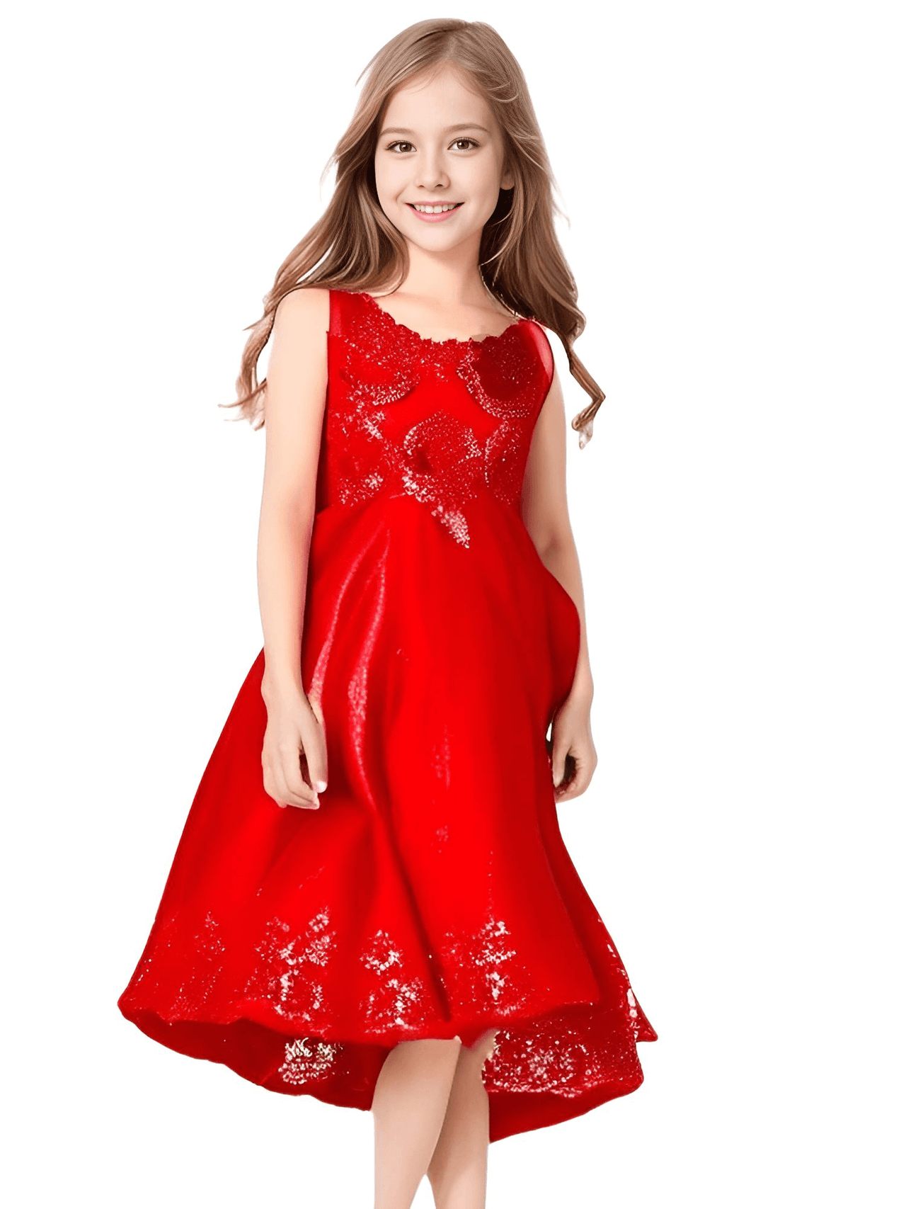 Sleeveless Party Dresses For Girls -, Dress , Drestiny , 10, 2T, 3T, 4, 5, 6, 7, 8, 9, Australia, Canada, Dark Blue, Dresses, Girls, Green, Lavender, Light Blue, Light Purple, Navy, New Zealand, Pink, Purple, Red, Sleeveless, TD, United Kingdom, United States , Drestiny , www.shopdrestiny.com