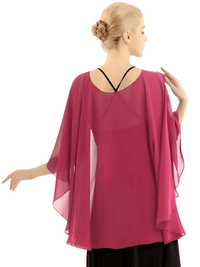 Thumbnail for Soft Lightweight Chiffon High Low Shawls For Women -, Bolero , Drestiny , Australia, Black, Blue, Boleros, Burgundy, Canada, Champagne, Dark Green, Deep Pink, Dress Shirts, Grey, Light Purple, Mint, Navy, New Zealand, Pink, Purple, Red, Shrugs, United Kingdom, United States, White , Drestiny , www.shopdrestiny.com