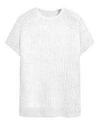 Thumbnail for Men's Hollow Out See Through Streetwear Short Sleeve O Neck Top -, T-Shirt , Drestiny , 4Xl, 5XL, Australia, Black, Casual Shirts, Gender_Men, L, M, New Zealand, S, Short Sleeves, T-Shirts, United Kingdom, United States, White, XL, XXL, XXXL , Drestiny , www.shopdrestiny.com