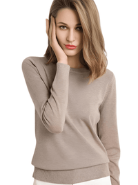 Thumbnail for Women's Long Sleeve Knit Sweater -, Sweaters , Drestiny , Australia, Beige, Black, Blue, Canada, Dark Green, Dark Red, Khaki, L, Light Blue, Light Grey, M, New Zealand, Pink, Pullovers, Purple, Red, S, Sweaters, United Kingdom, United States, White, XL, XXL, Yellow , Drestiny , www.shopdrestiny.com