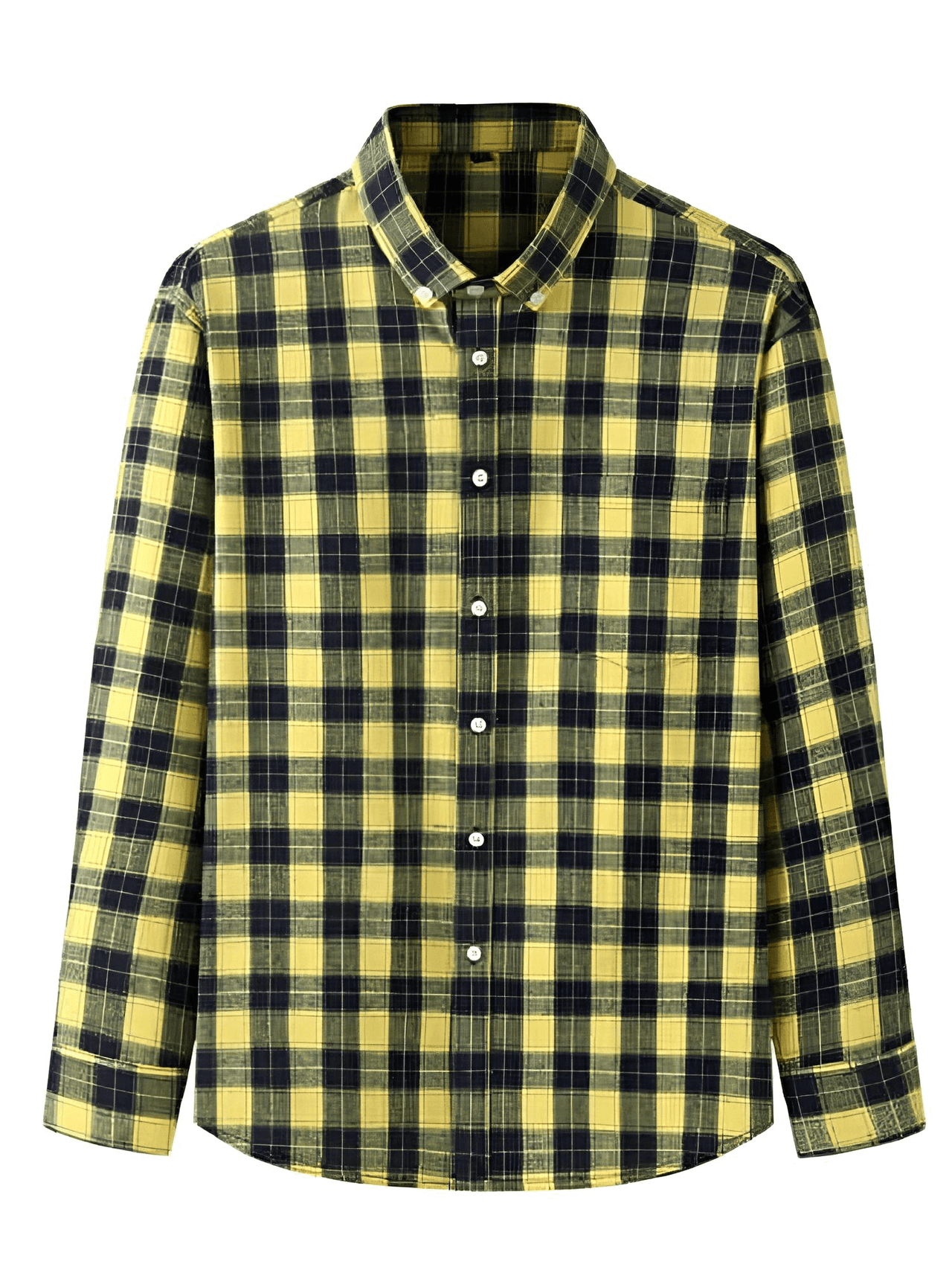 Men's Long Sleeve Classic Plaid Shirt - Plus Sizes! -, Shirts , Drestiny , 10XL, 4XL, 5XL, 6XL, 7XL, 8XL, Australia, Beige, Black, Blue, Brown, Canada, Casual Shirts, Coffee, Dark Blue, Dress Shirts, FR, Grey, Khaki, L, Long Sleeves, Navy, New Zealand, Red, United Kingdom, United States, XL, XXL, XXXL, Yellow , Drestiny , www.shopdrestiny.com