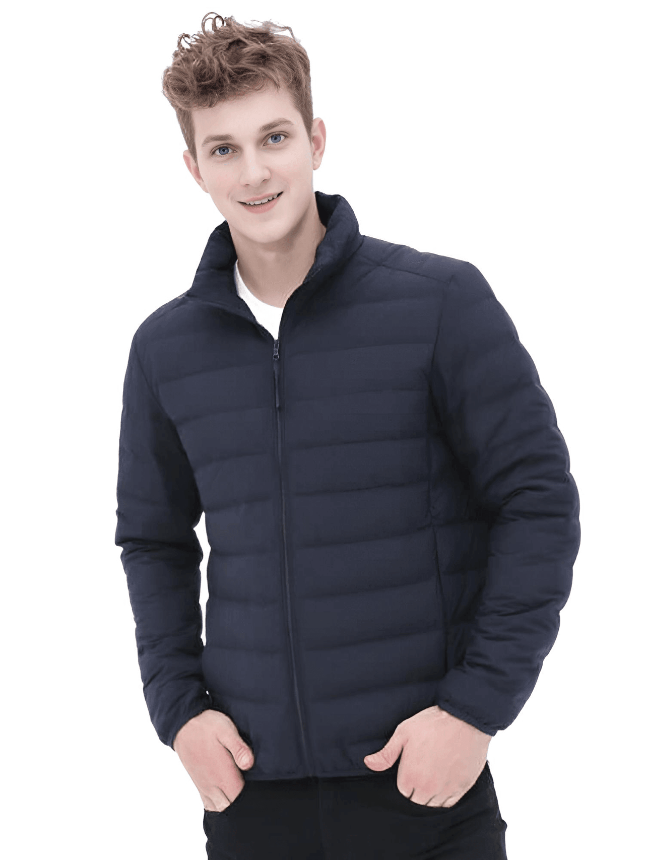 Duck Down Puffer Jacket Men's -, Coats & Jackets , Drestiny , Australia, Black, Canada, Coats, Dark Blue, Grey, L, M, Navy, New Zealand, Red, United Kingdom, United States, XL, XXL, XXXL , Drestiny , www.shopdrestiny.com