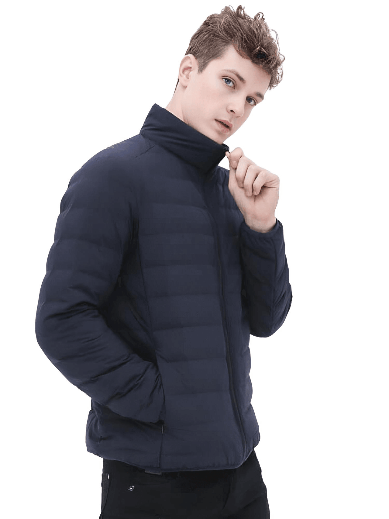 Duck Down Puffer Jacket Men's -, Coats & Jackets , Drestiny , Australia, Black, Canada, Coats, Dark Blue, Grey, L, M, Navy, New Zealand, Red, United Kingdom, United States, XL, XXL, XXXL , Drestiny , www.shopdrestiny.com