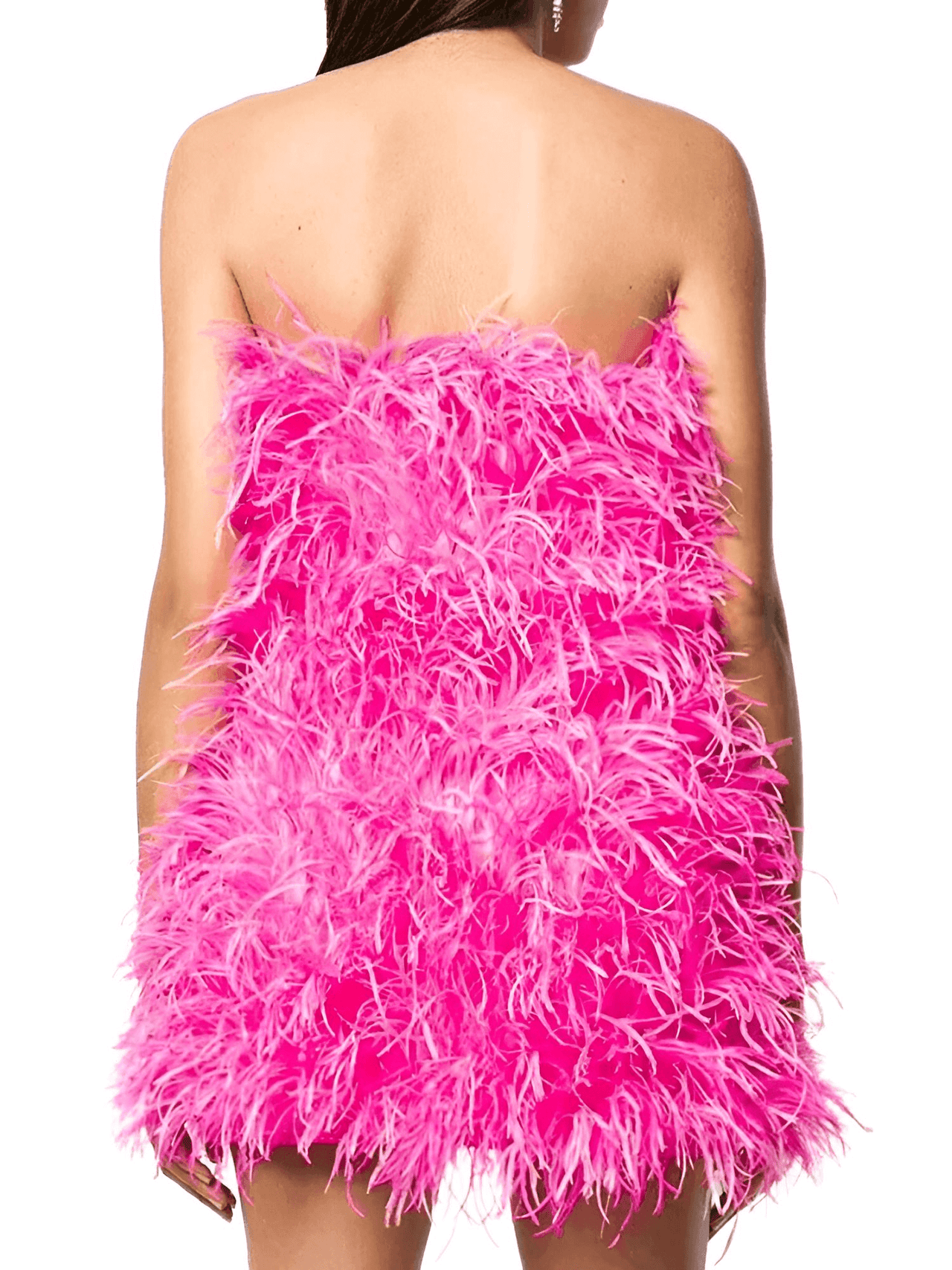 Elegant 100% Ostrich Feather Mini Dresses - In 11 Colors! -, Dress , Drestiny , 4XL, 5XL, Australia, Beige, Black, Canada, Coral, Deep Pink, Dusty Pink, Grey, L, Light Purple, M, Mini Dresses, Mint, New Zealand, Orange, Red, Royal Blue, S, Sleeveless, Strapless, United Kingdom, United States, White, XL, XXL, XXXL , Drestiny , www.shopdrestiny.com