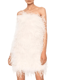 Thumbnail for Elegant 100% Ostrich Feather Mini Dresses - In 11 Colors! -, Dress , Drestiny , 4XL, 5XL, Australia, Beige, Black, Canada, Coral, Deep Pink, Dusty Pink, Grey, L, Light Purple, M, Mini Dresses, Mint, New Zealand, Orange, Red, Royal Blue, S, Sleeveless, Strapless, United Kingdom, United States, White, XL, XXL, XXXL , Drestiny , www.shopdrestiny.com