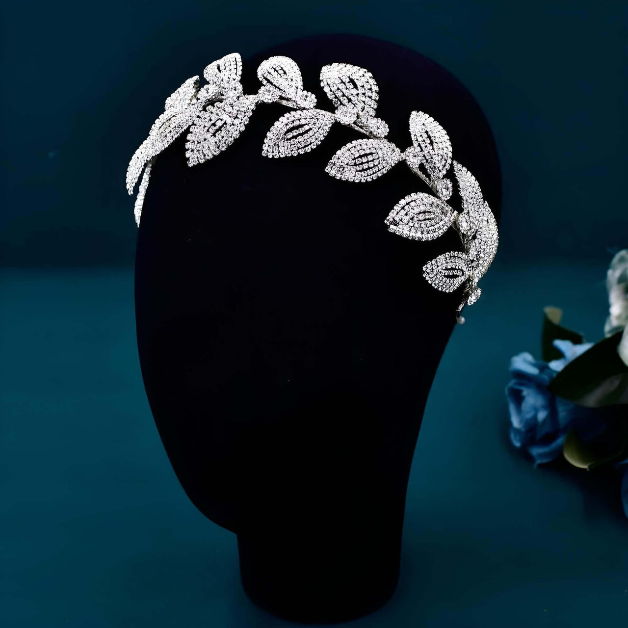 Elegant Crystal Floral Headdresses -, Hair Accessories , Drestiny , Australia, Canada, Gold, Hair Accessories, Hair Combs, Hairbands, New Zealand, Silver, United Kingdom, United States , Drestiny , www.shopdrestiny.com