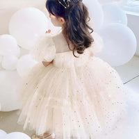 Thumbnail for Elegant Sequin Girl's Ruffle Tutu Dress -, Dresses , Drestiny , 12M, 18M, 24M, 3T, 4T, 5T, 9M, Australia, Black, Canada, Deep Pink, Dresses, Girls, Green, New Zealand, Pink, Short Sleeves, Sleeveless, United Kingdom, United States, White , Drestiny , www.shopdrestiny.com