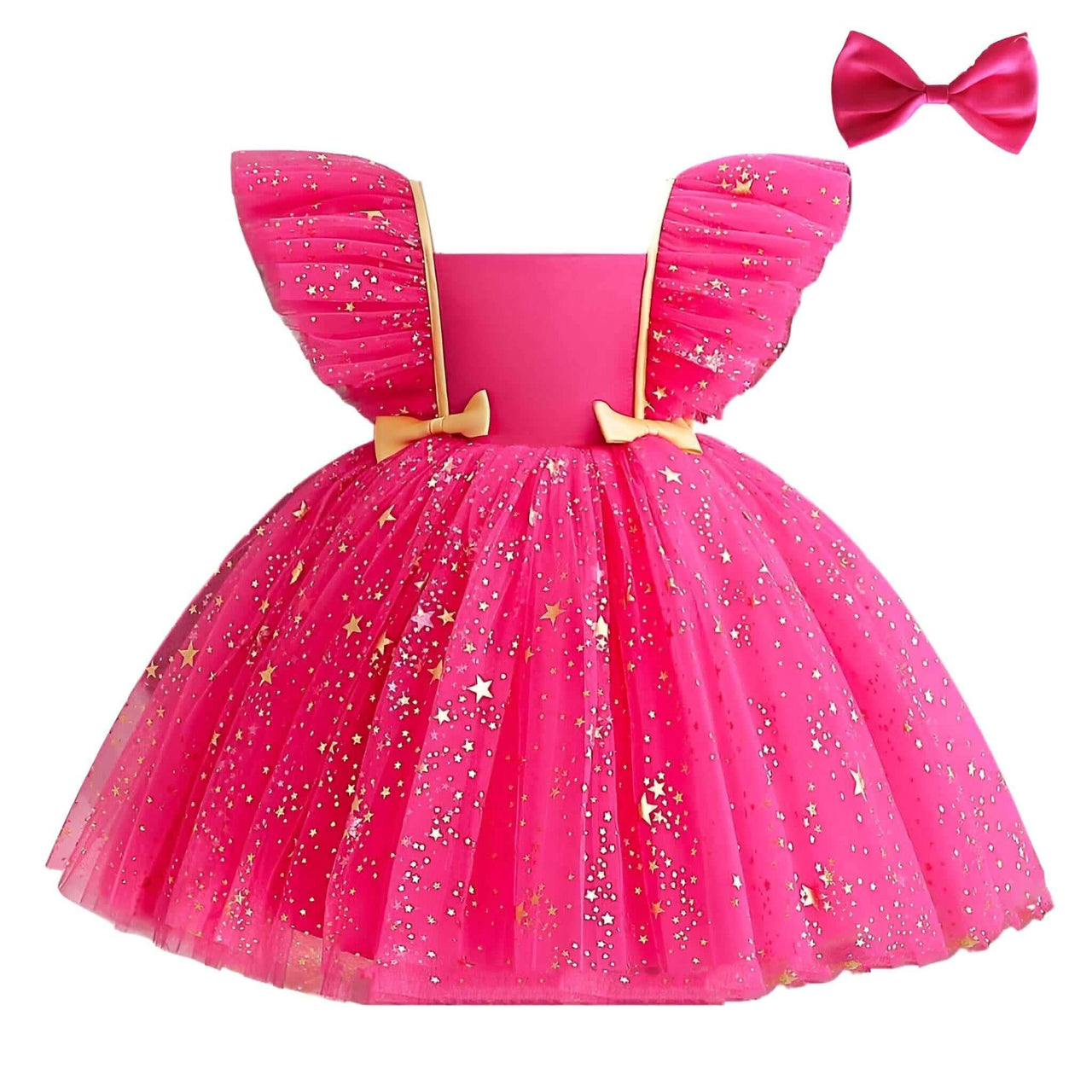 Elegant Sequin Girl's Ruffle Tutu Dress -, Dresses , Drestiny , 12M, 18M, 24M, 3T, 4T, 5T, 9M, Australia, Black, Canada, Deep Pink, Dresses, Girls, Green, New Zealand, Pink, Short Sleeves, Sleeveless, United Kingdom, United States, White , Drestiny , www.shopdrestiny.com