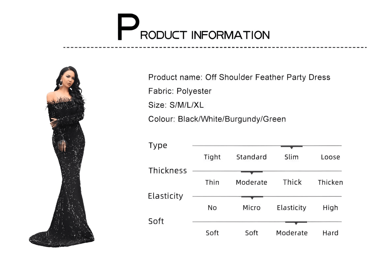 Evening Gowns With Feathers -, Prom Dress , Drestiny , Australia, Black, Canada, L, Long Sleeves, M, Maxi Dresses, New Zealand, Off Shoulder, S, United Kingdom, United States, White, XL , Drestiny , www.shopdrestiny.com