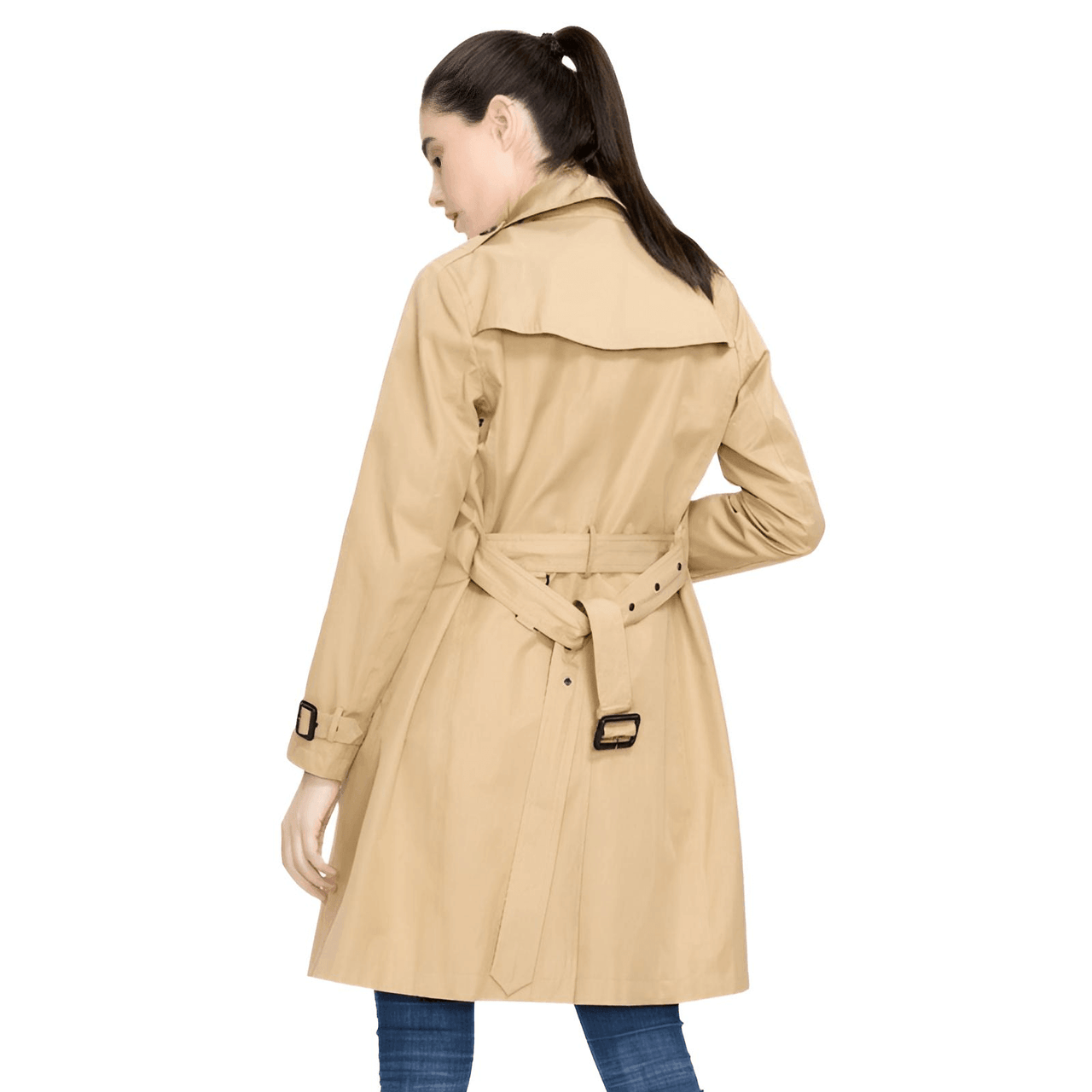 Double Breasted Women's Trench Coat -, Coats & Jackets , Drestiny , Australia, Black, Canada, Coats, Khaki, L, Light Grey, M, New Zealand, Red, S, Trench Coats, United Kingdom, United States, XL, XXL , Drestiny , www.shopdrestiny.com