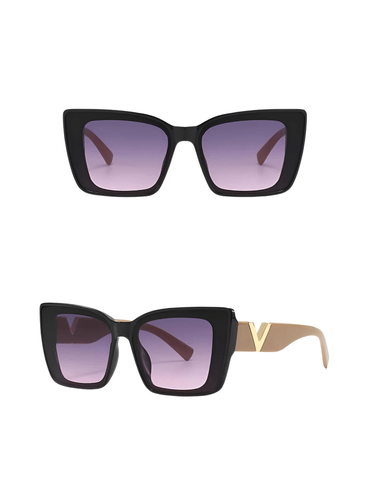 Fashion Oversized Cat Eye Sunglasses Women's