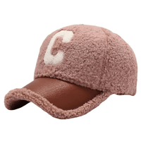 Thumbnail for Faux Lamb's Wool Teddy Baseball Caps -, Hat , Drestiny , Australia, Beige, Black, Brown, Canada, FR, Gender_Men, Gender_Women, Hats, Khaki, New Zealand, Pink, United Kingdom, United States , Drestiny , www.shopdrestiny.com